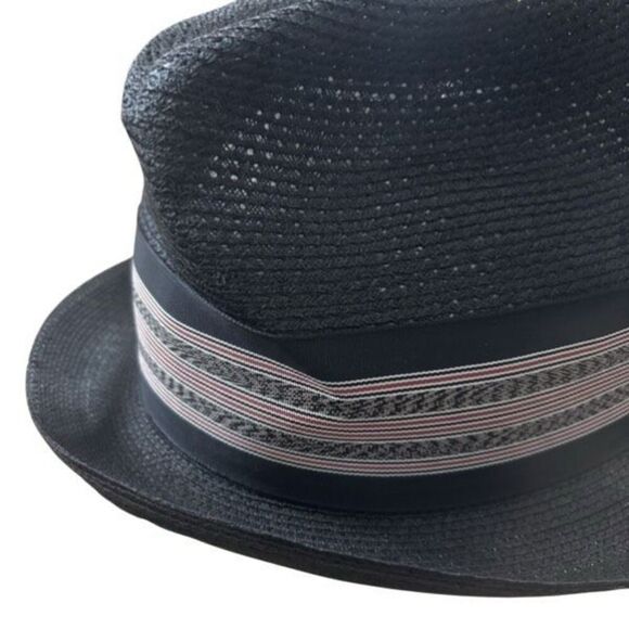 Resistol Self Conforming Size 6 3/4 Black Fedora Hat - Picture 6 of 11